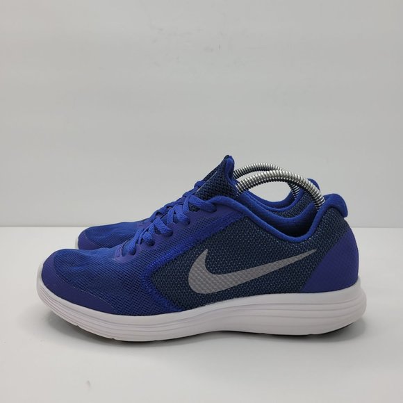 Nike Revolution 3 Youth Blue Running Shoes 819413-400 US Size 6Y - Picture 2 of 8